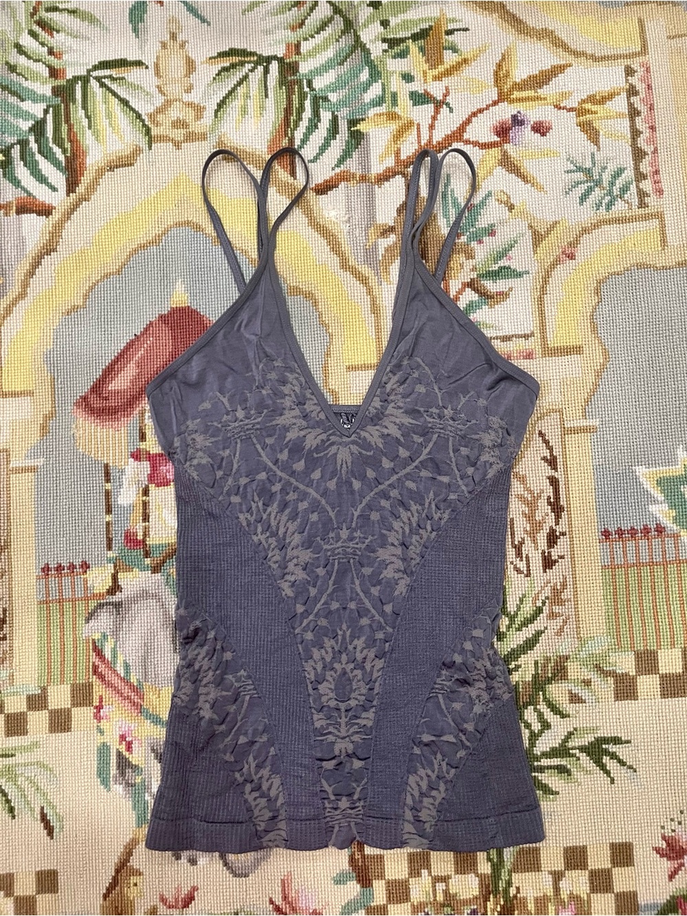 Free People Mercury Cami Embroidery Angel